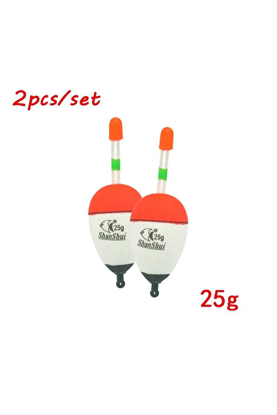Choice 2pcs White 25g 2/10pcs EVA Luminous Fishing Night Float Light Stick Fo...