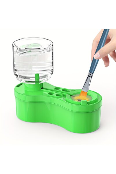 Choice Green 2025New Paint Brush Cleaner Tool with Tray,Upgraded 4-in-1 Paint...