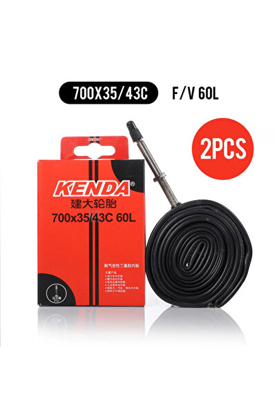 Kenda 2 قطعة 700x35-43C FV60L 2 قطعة أنبوب داخلي للدراجة الهوائية 700C 23C 25...