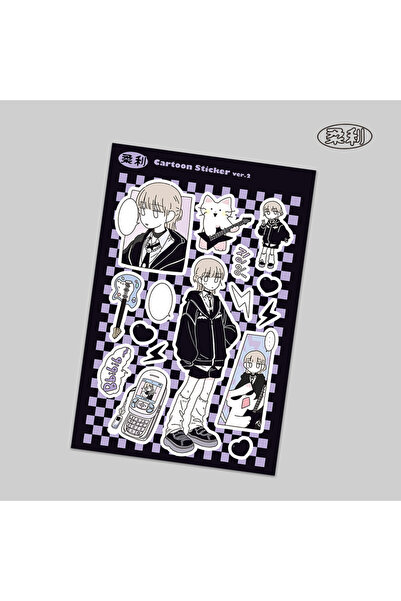 Choice 01 1/5 قطعة ملصقات شخصية رو لي 2، مواد حساب غوبين اليدوية، غطاء هاتف غ...