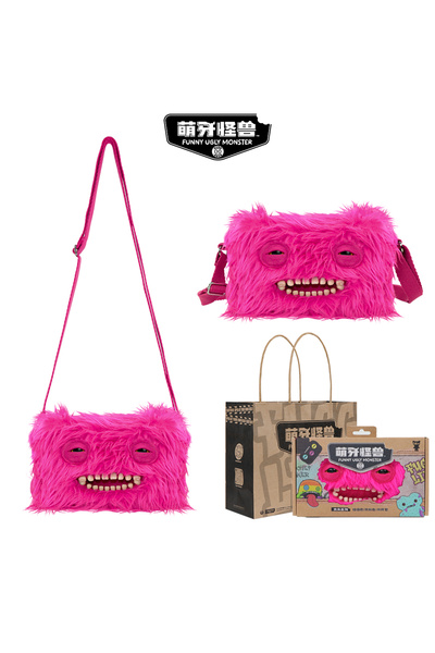 Choice حقيبة كروسبودي دمية قطيفة ناعمة من الجيل الثاني من فغلر الأصلي، بتصميم...