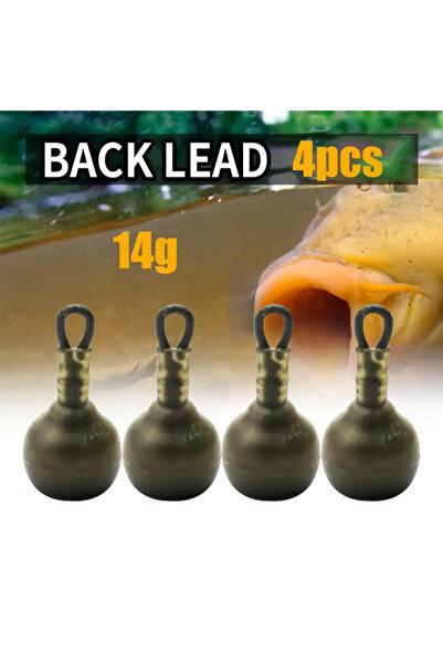 Choice أوزان صيد خاصة بالكارب، 14 غرام، 4 قطع، مثبتات ثقل الصيد، ومعدات قفل م...