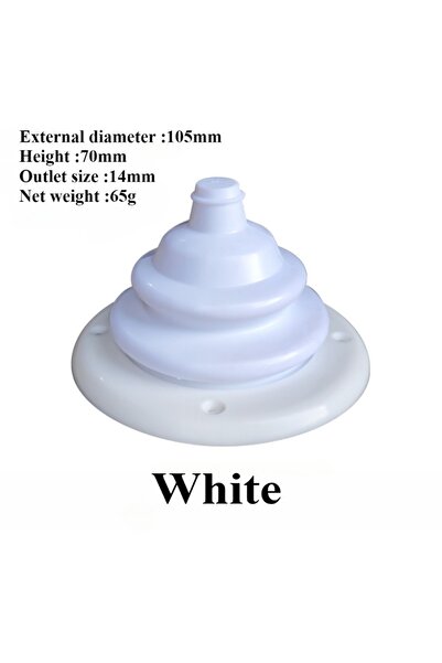 Choice white Marine/RV Cable Sleeve Kit - Wear-Resistant PVC Wire Hole Protec...