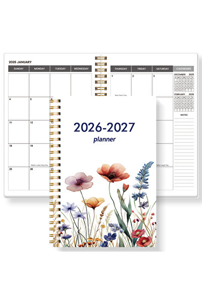 Choice مخطط سيلفري الأسبوعي والشهري A5 لعامي 2026-2027 - من يناير 2026 إلى دي...