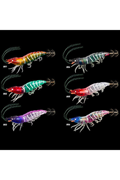 Choice طُعم صيد الحبار إيجي، 8 سم، ألوان متنوعة، 6 قطع/عبوة، مع طلاء بالأشعة ...