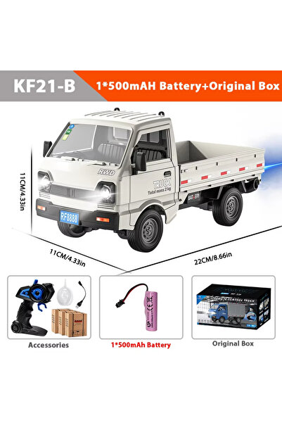 Choice سيارة تحكم عن بعد بيضاء من نوع KF21-B ZWN بمقياس 1:16/1:18، شاحنة محاك...