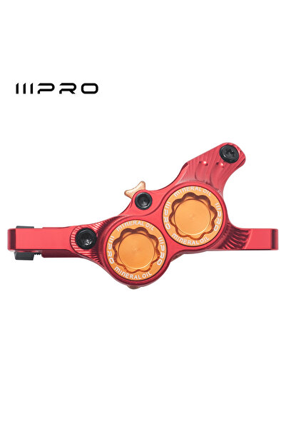 Choice فرجار مكابح قرصية هيدروليكية من نوع IIIPRO ذو قاعدة مسطحة - 4 مكابس، ل...