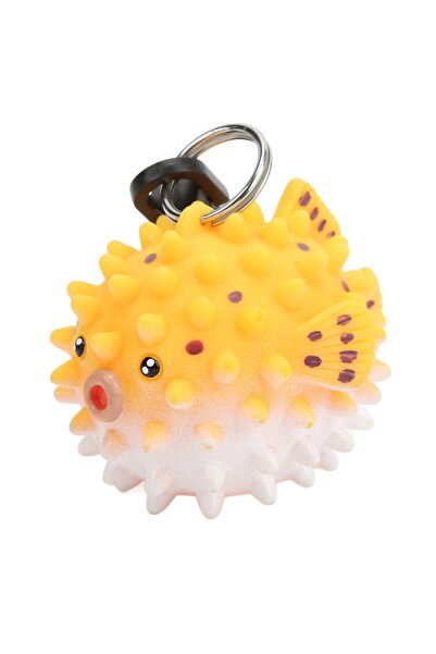 Choice غطاء واقٍ من الغبار لفوهة غوص على شكل سمكة كرتونية صفراء فاتحة، حامل م...