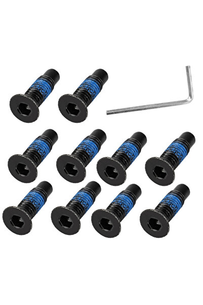 Choice blblue10PCS 4/6/10PCS براغي أصلية لـ Ninebot F40 F30 P100S MAX G2 G30 ...