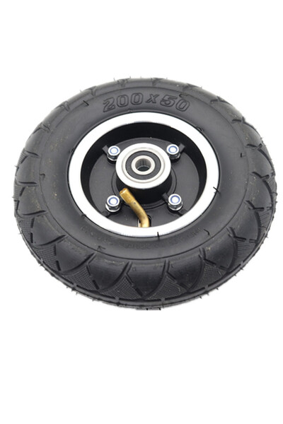 Choice 200X50 wheel 8 Inch 200x50 Inner and Outer Tire Aluminum Alloy 10mm Hu...