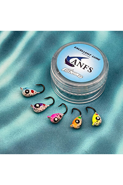 Choice FCP29T-2794-5zhi-D ANFS طُعم صيد جليد 5 قطع/40 قطعة، طُعم صيد جليد، طُ...