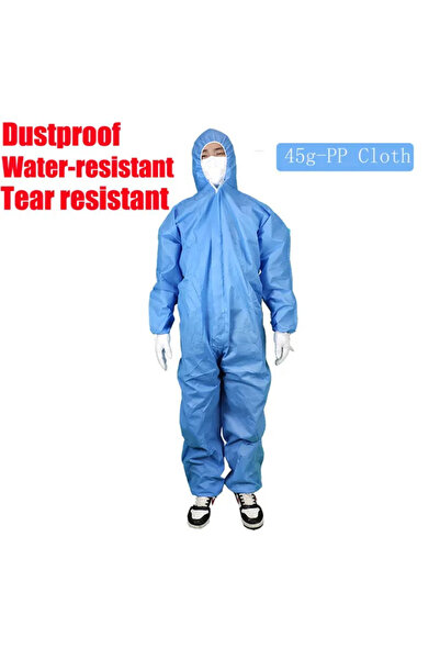 Choice42 XL PP-SkyBlue Disposable Breathable Dustproof Water Oil Resistant Wo...