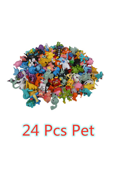 Choice6 24 قطعة بدون صندوق، شخصيات أنمي بوكيمون، نمط 144، ألعاب، مجسم بيكاتشو...