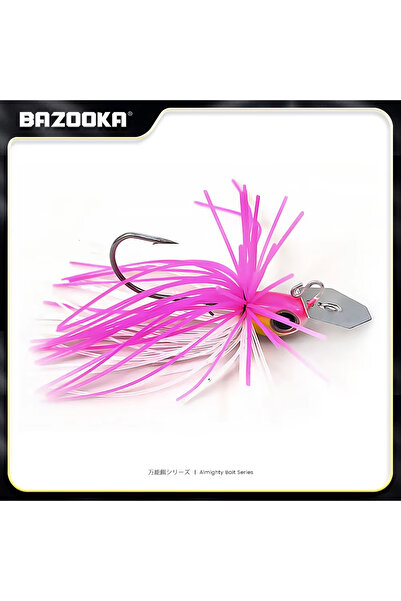 choice2 60mm 8.3g QQ-DP-Pink Bazooka Spinnerbait Wire Bait Fishing Lure Set M...