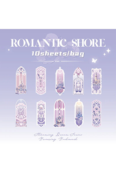 Choice D 10/عبوة من فواصل الكتب الفلورية من سلسلة الخيال، فواصل كتب قراءة لطي...