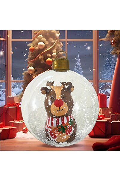 Choice Style-2 Large Inflatable Transparent Christmas Ball Snowflake Ball Chr...