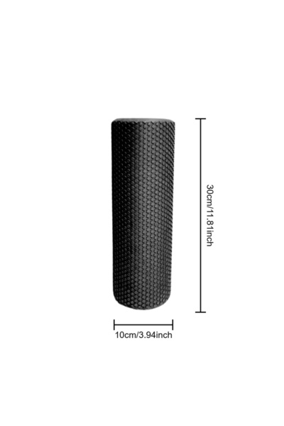 Choice أسطوانة يوغا سداسية سوداء: أسطوانة دائرية من إسفنج EVA لتمارين البيلات...