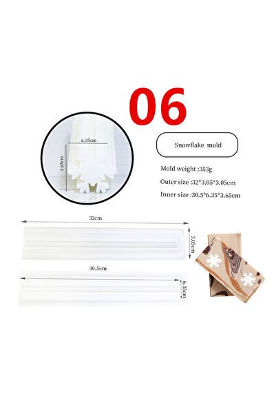 Choice9 قالب سيليكون على شكل شجرة عيد الميلاد ولحية الأيل، أنبوب عمودي، قالب ...