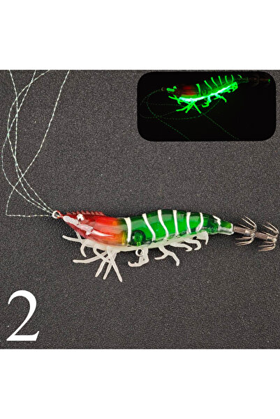 Choice 1pc-Bait-2 1pc Glow Simulation Shrimp Fishing Lure Jumping Shrimp Fish...