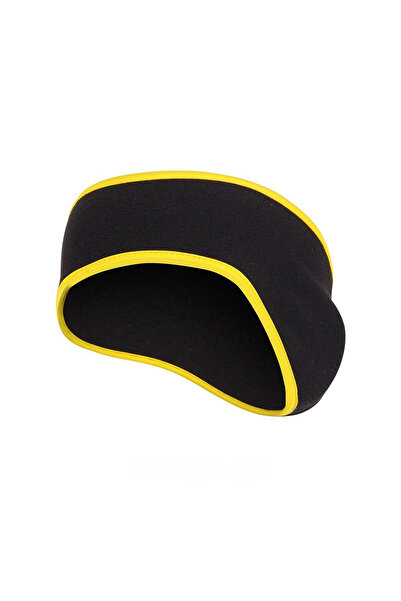 Choice طوق رأس شتوي دافئ من الصوف الأسود والأصفر من جي تي يو بايك، مناسب للرج...