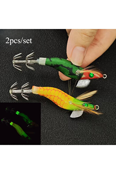 Choice قطعتان من طعم صيد الروبيان (A6-A7) من أكيبيك، طقم من قطعتين، طعم صيد ا...