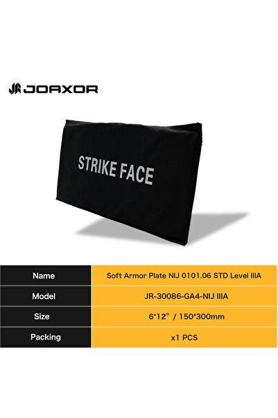 Choice5 UHMW-PE 6x12inch JOAXOR Soft Bulletproof Plate Ballistic NIJ Level II...