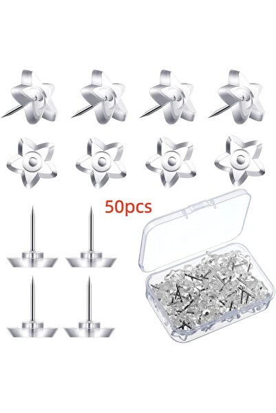 Choice TM50pcs Bview Art Plastic Star Push Pins - Colorful Clear Thumb Tacks ...