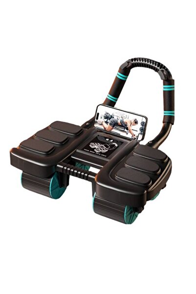 Choice black Abdominal Wheel Exerciser Six Elbow Design Slider Abdominal Work...
