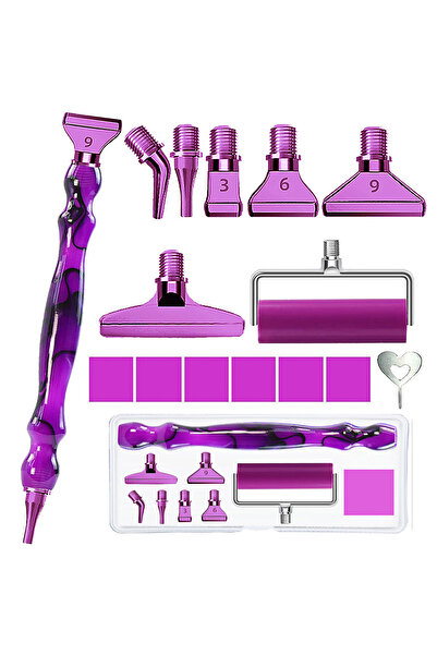 Choice A BlackPurple Set Diamond Painting Pen Accessories Tools Set, Ergonomi...