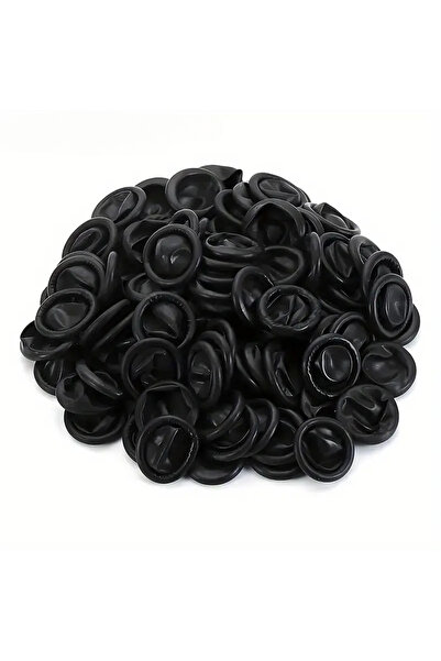 Choice 100 قطعة من أغطية الأصابع السوداء للاستخدام مرة واحدة، مقاومة للغبار و...