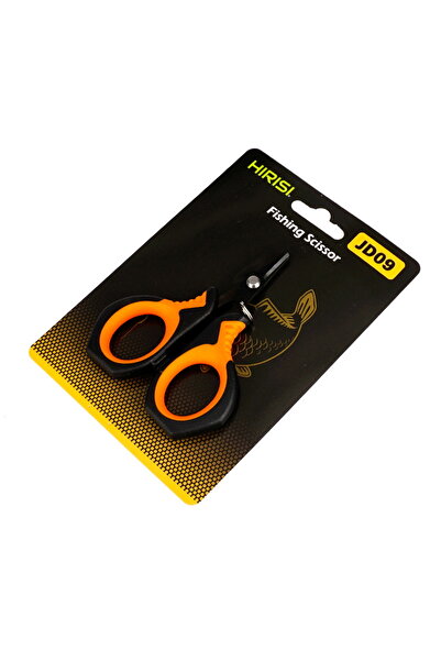 HIRISI مقص خيط مضفر JD09، مصنوع من الفولاذ المقاوم للصدأ، مطلي بالتيتانيوم، ح...