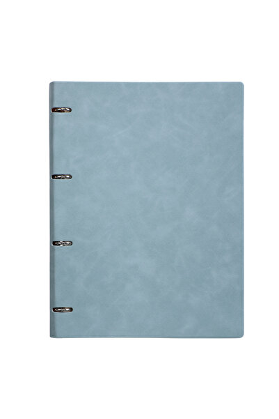 Choice A4 aquamarine A4 Refillable PU Leather Notebook, 120g Thick Paper Ring...