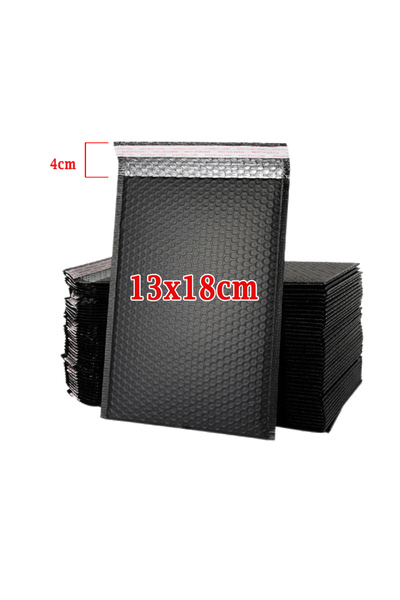 Choice 13x18cm 50PCS Black Bubble Envelopes Bag Waterproof Foam Bubble Mailer...