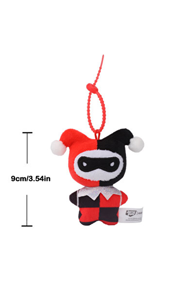 Choice دمية هارلي كوين القطيفة من أفلام دي سي، سوبرمان، باتمان، 9 سم، مع سلسل...