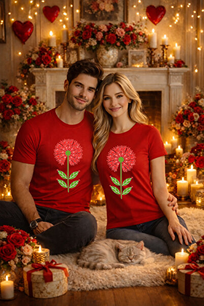 MVRDAR Tricou unisex pentru cupluri, Valentine's Day, Craciun, aniversari si ...