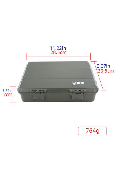 HIRISI صندوق تنظيم صيد الكارب ذو السعة الكبيرة W511، متعدد الأغراض، يحتوي على...