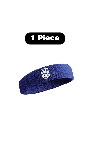 Choice عصابة رأس زرقاء من القطن من WOSWEIR - عصابة رأس رياضية مرنة ماصة للعرق...