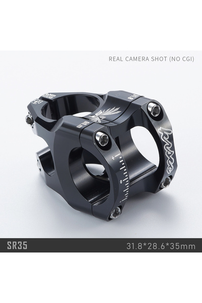 Choice جذع دراجة جبلية SR35-BLACK KRSEC SR35، طول 35 مم، زاوية 0 درجة، مناسب ...