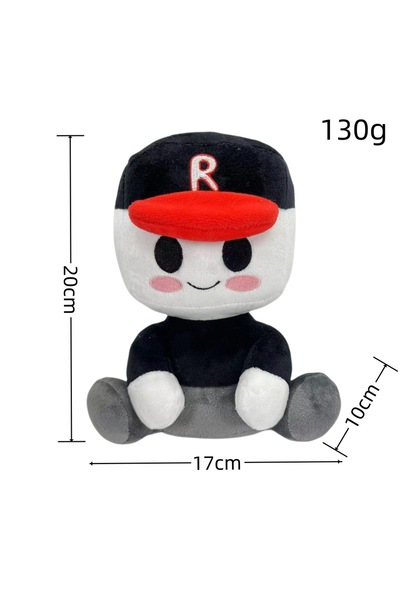 Choice 20cm B New Blox Buddies Plush Toys Cartoon Girl Black with Hat Yellow ...