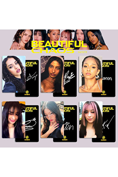 Choice 6 بطاقات لومو لنجمات الكيبوب كاتساي من الألبوم الجديد BEAUTIFUL CHAOS ...