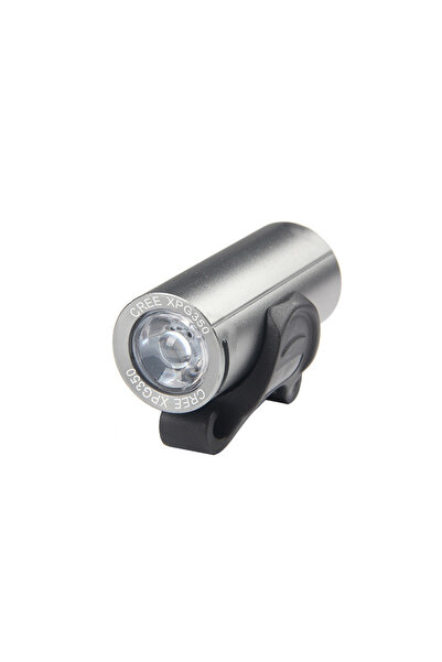 Choice مصباح دراجة LED فضي XPG قابل لإعادة الشحن عبر منفذ USB بقوة 350 لومن، ...