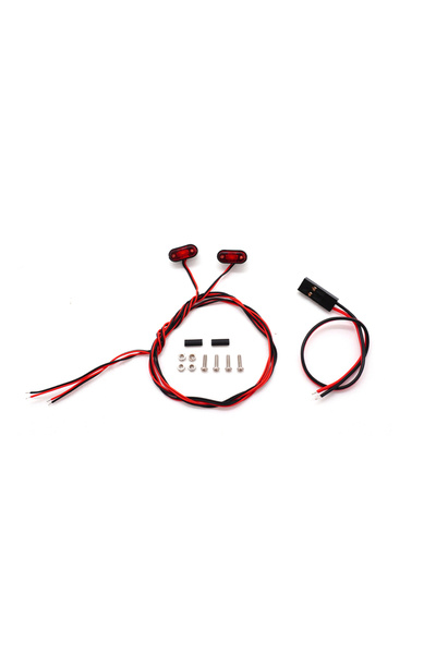 Choice 5102 Red Plastic RC Car LED Light 8*8mm 11*5mm - Warning & Profile Lig...