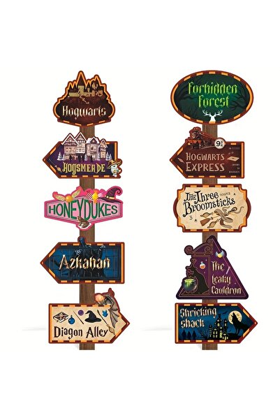 Choice لافتات سحرية، ٢٠ قطعة، لافتات إرشادية لحفلات السحرة، لافتات حفلات السح...