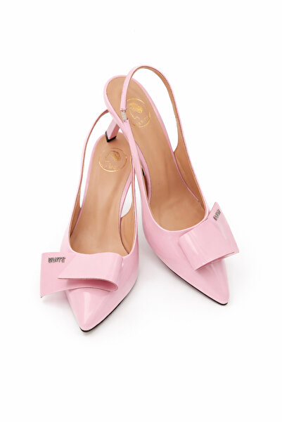 Vante Atelier Blushé Handmade Hakiki Deri Pembe Design Stiletto