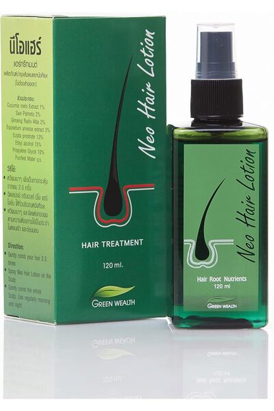 Neo hair lotion جرين ويلث، علاج الشعر نيو 120 مل مباشرة من تايلاند