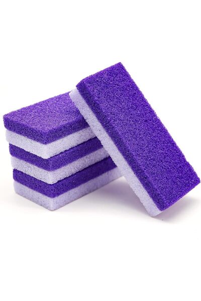 Choice1 4 قطع من حجر الخفاف ومقشر القدمين 2 في 1 لإزالة الجلد الميت والجلد ال...