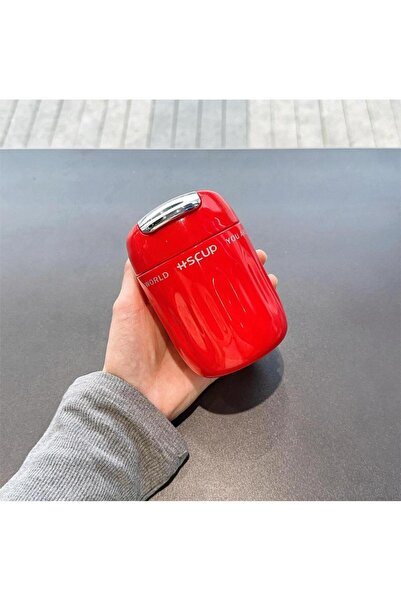 Choice كوب قهوة معزول أحمر سعة 220 مل، سعة 201-300 مل، مزود بمصفاة شاي مدمجة ...