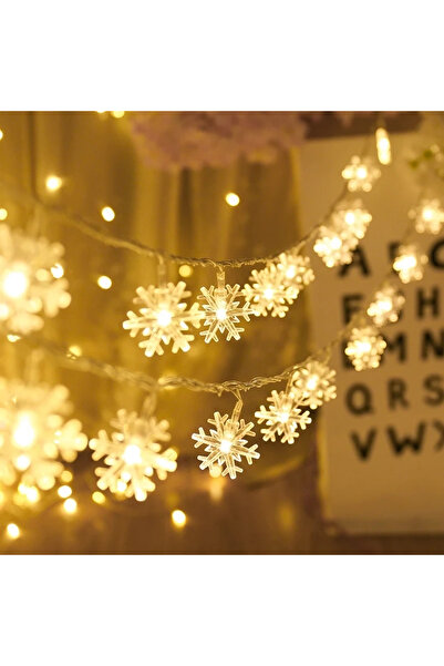 Choice سلسلة أضواء LED دافئة من 3 أمتار و20 مصباح LED تعمل بمنفذ USB لعيد الم...