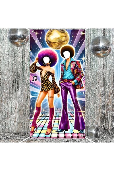 Choice لافتة ديسكو لحفلات رقص الديسكو في السبعينيات - خلفية كشك تصوير - لافتة...