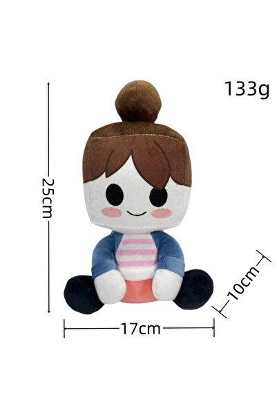 Choice 20cm A New Blox Buddies Plush Toys Cartoon Girl Black with Hat Yellow ...